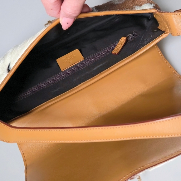 Gucci Jackie Cow Print Small Flap - Picture 13 of 16